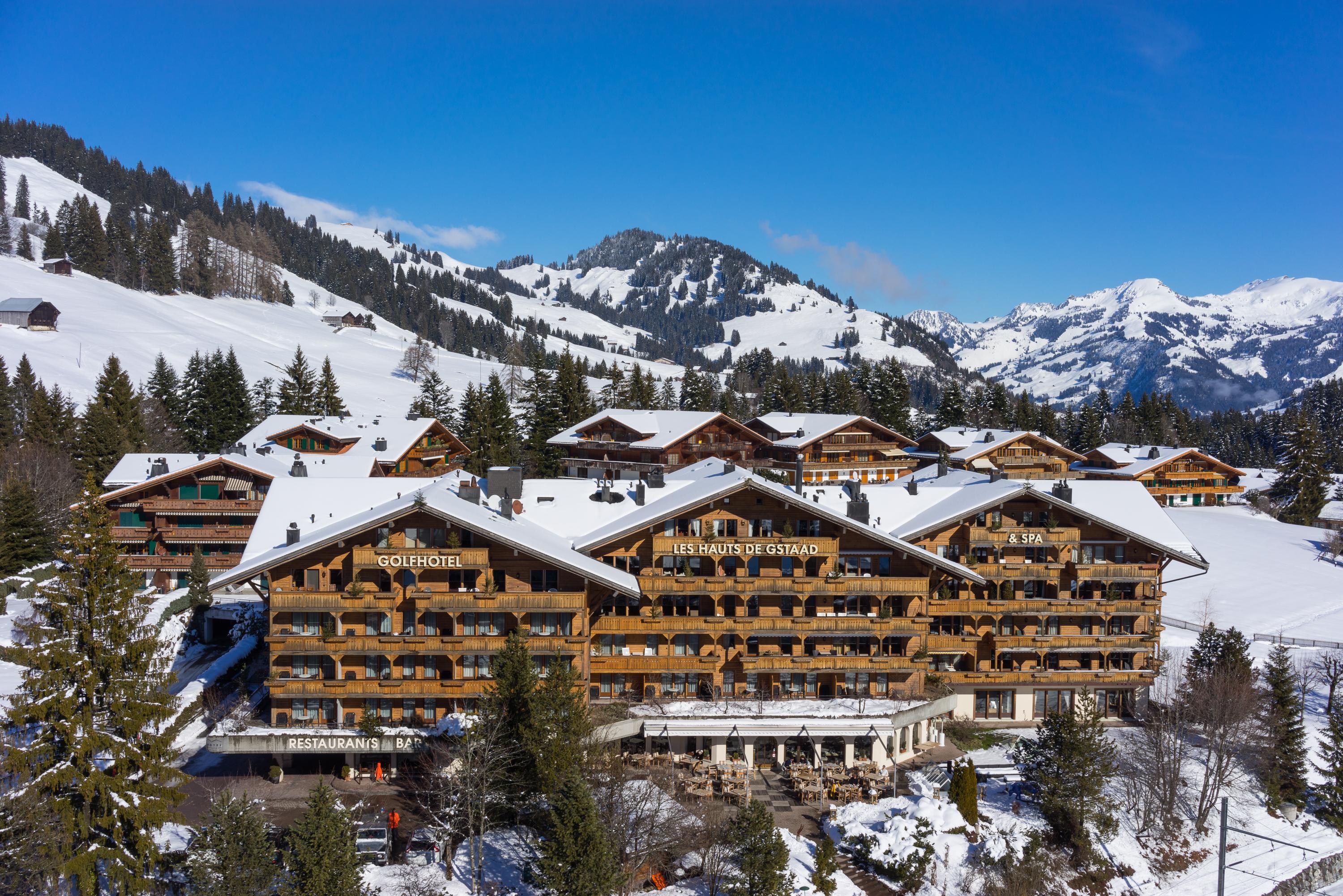Golfhotel Les Hauts De Gstaad & Spa Exterior foto