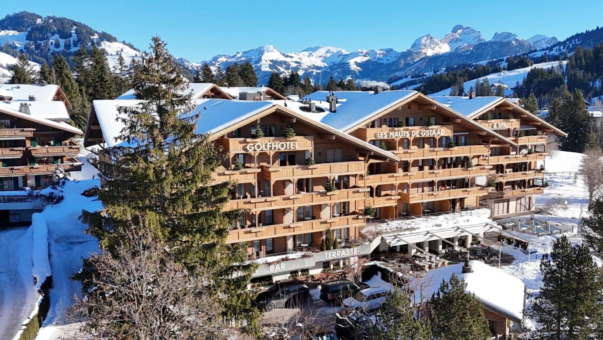 Golfhotel Les Hauts De Gstaad & Spa Exterior foto